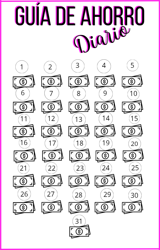 Guía de Ahorro mensual