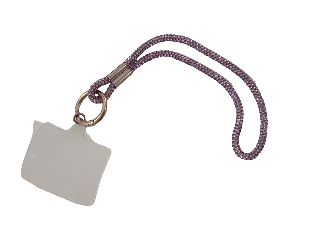 Llavero para celular con pedrería fina