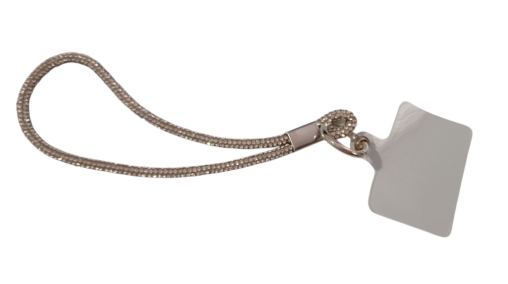 Llavero para celular con pedrería fina