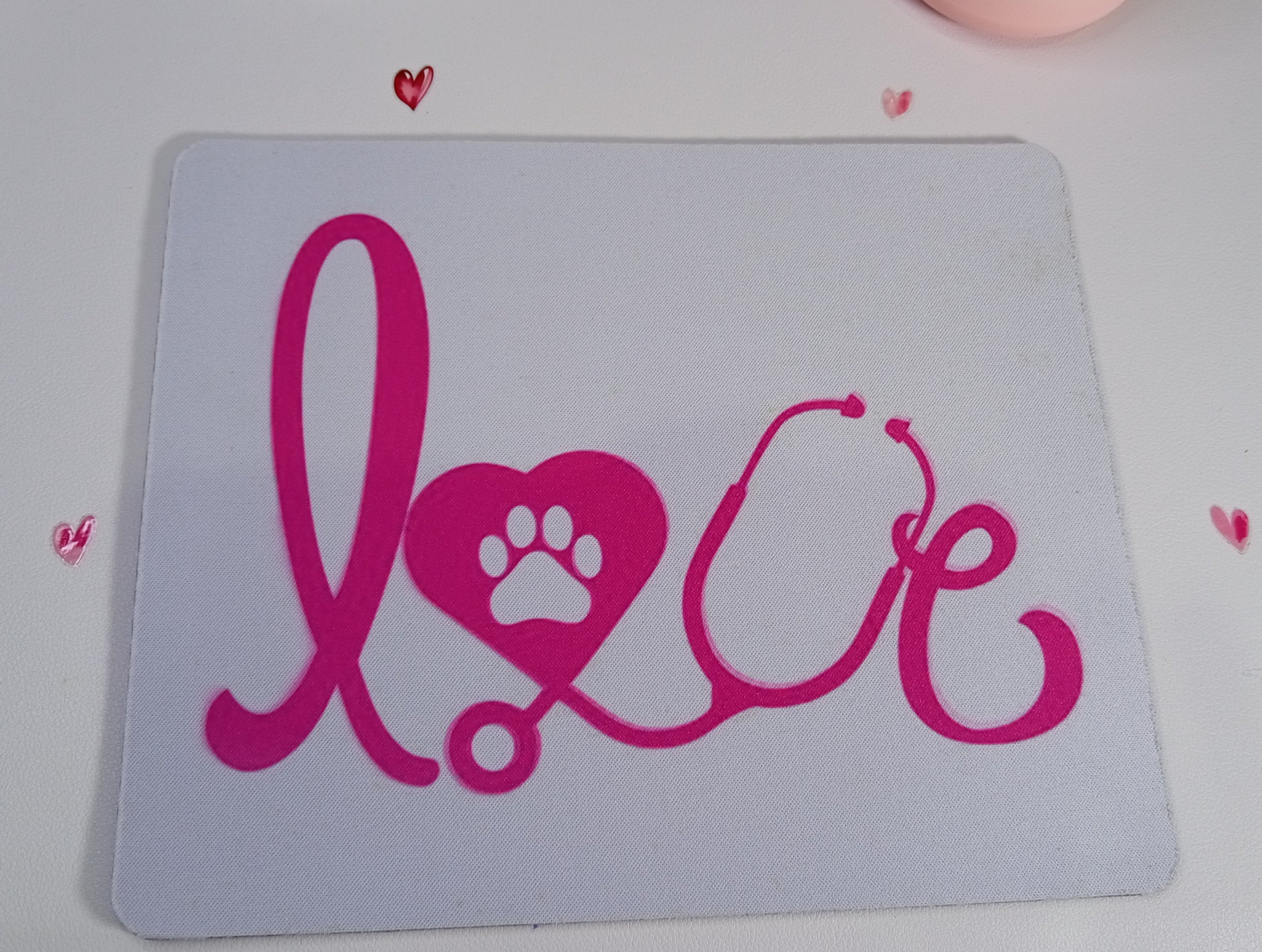 Mousepad love pet
